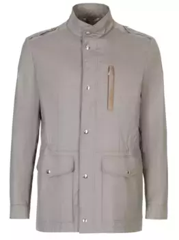 Куртка из шерсти и шелка