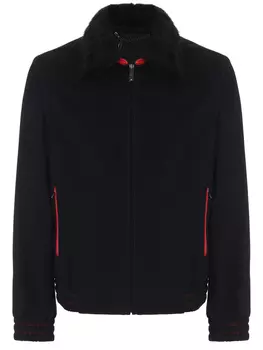 Куртка кашемировая с мехом норки HETTABRETZ