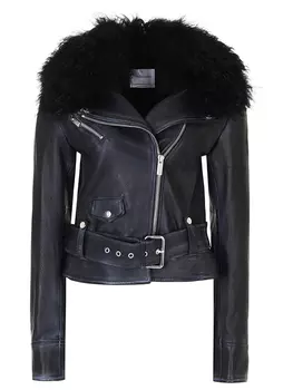 Куртка-косуха кожаная BLUMARINE