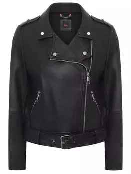 Куртка-косуха кожаная BOSS