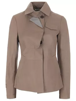 Куртка кожаная BRUNELLO CUCINELLI