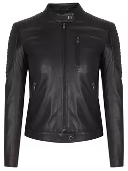 Куртка кожаная EMPORIO ARMANI