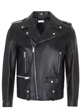 Куртка кожаная SAINT LAURENT