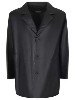 Куртка кожаная удлиненная GALLOTTI