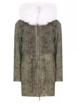 Куртка-парка с мехом норки