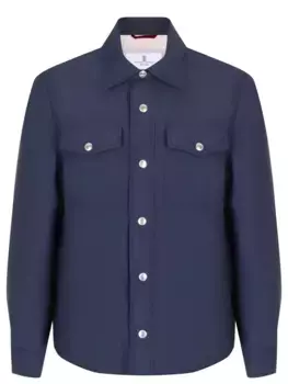 Куртка-рубашка однотонная