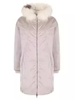 Куртка с мехом лисы