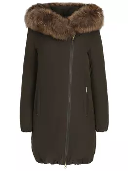 Куртка с меховой отделкой