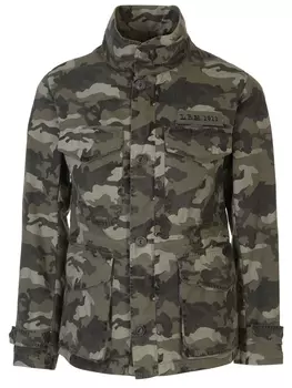 Куртка с накладными карманами