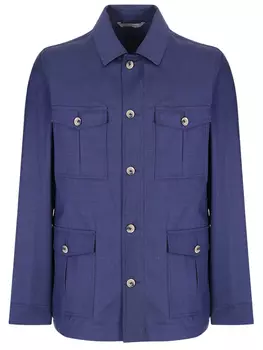 Куртка с накладными карманами