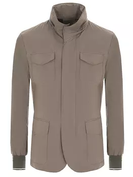 Куртка с накладными карманами