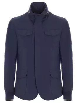 Куртка с накладными карманами