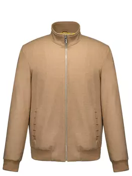 Куртка шерстяная с кожей крокодила BARDINI