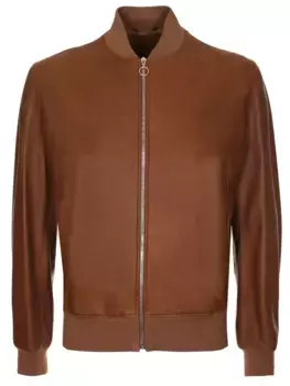 Куртка со вставками из кожи рептилии