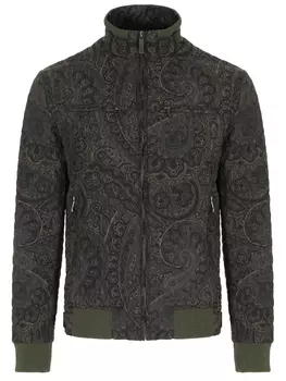 Куртка стеганая с принтом ETRO