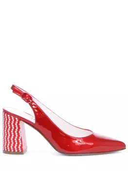 Лакированные туфли из кожи