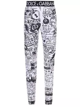 Леггинсы с принтом