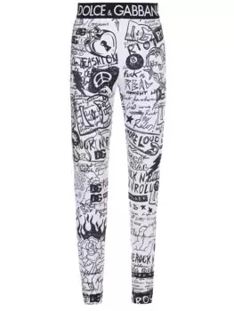 Леггинсы с принтом