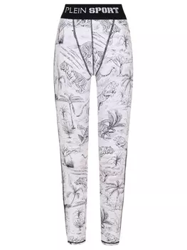 Леггинсы с принтом PLEIN SPORT