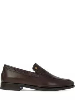 Лоферы из кожи каймана