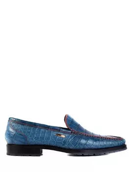 Лоферы из кожи крокодила ZILLI