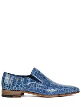 Лоферы из кожи крокодила ZILLI