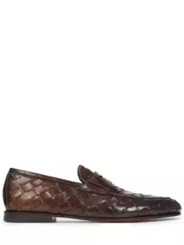 Лоферы кожаные