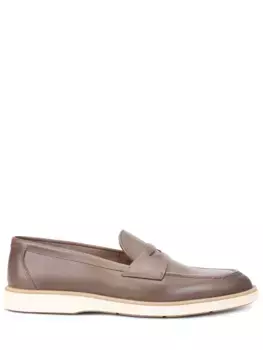 Лоферы кожаные