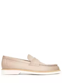 Лоферы кожаные