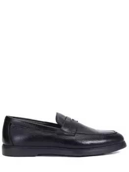 Лоферы кожаные на байке