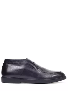 Лоферы кожаные на меху