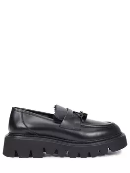 Лоферы кожаные на меху STOKTON