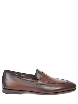 Лоферы кожаные SANTONI