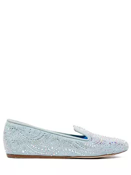 Лоферы со стразами LE SILLA