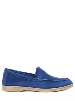 Лоферы замшевые