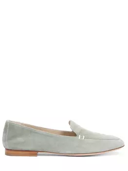 Лоферы замшевые