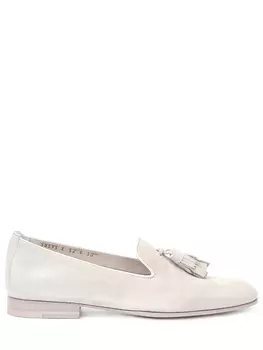 Лоферы замшевые