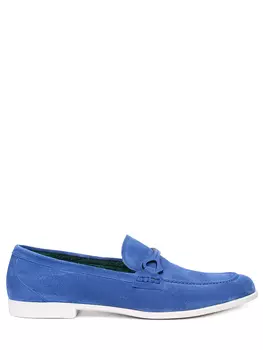 Лоферы замшевые