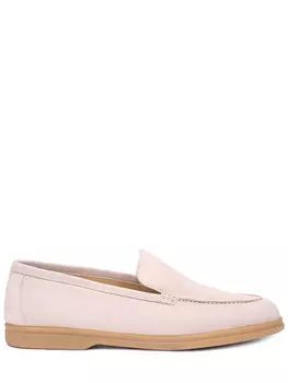 Лоферы замшевые