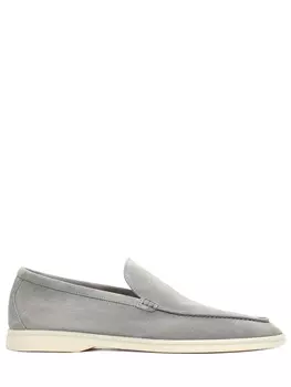 Лоферы замшевые