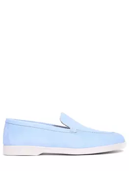 Лоферы замшевые