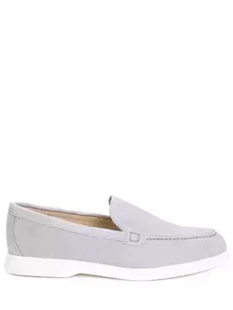 Лоферы замшевые