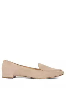 Лоферы замшевые