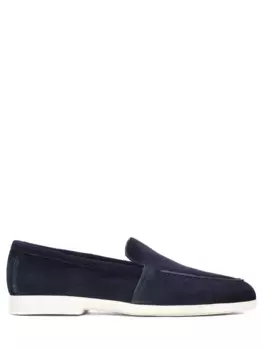 Лоферы замшевые