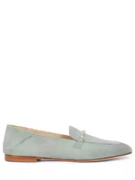 Лоферы замшевые