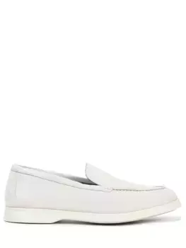 Лоферы замшевые