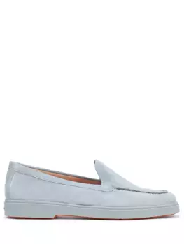 Лоферы замшевые