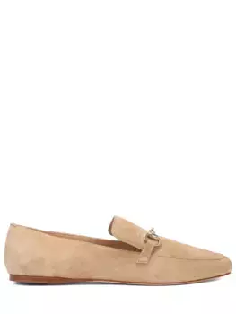 Лоферы замшевые