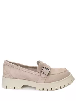 Лоферы замшевые