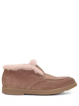 Лоферы замшевые на меху DOUCAL`S